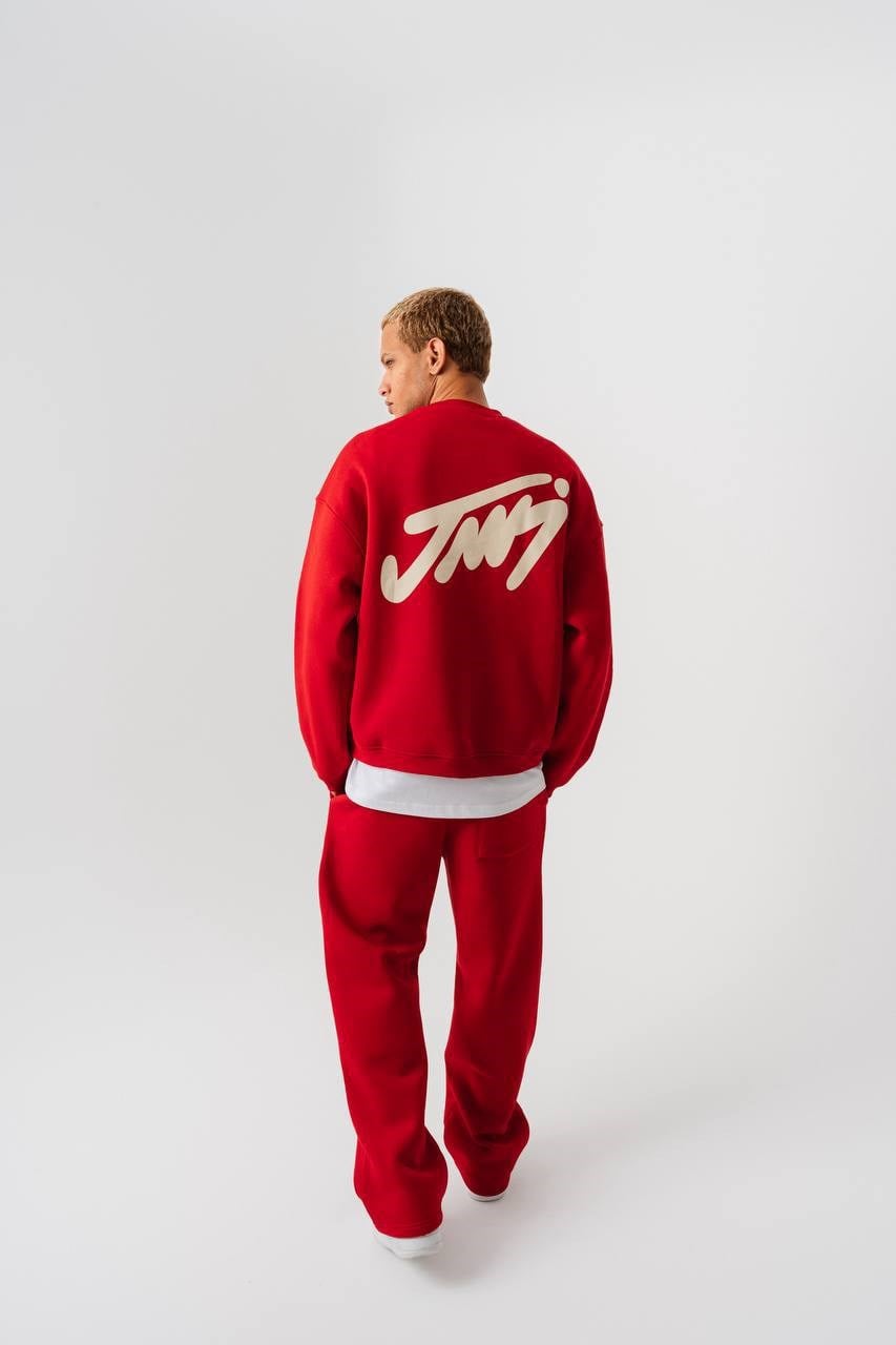 Premium Bisiklet Yaka Oversize Sweatshirt