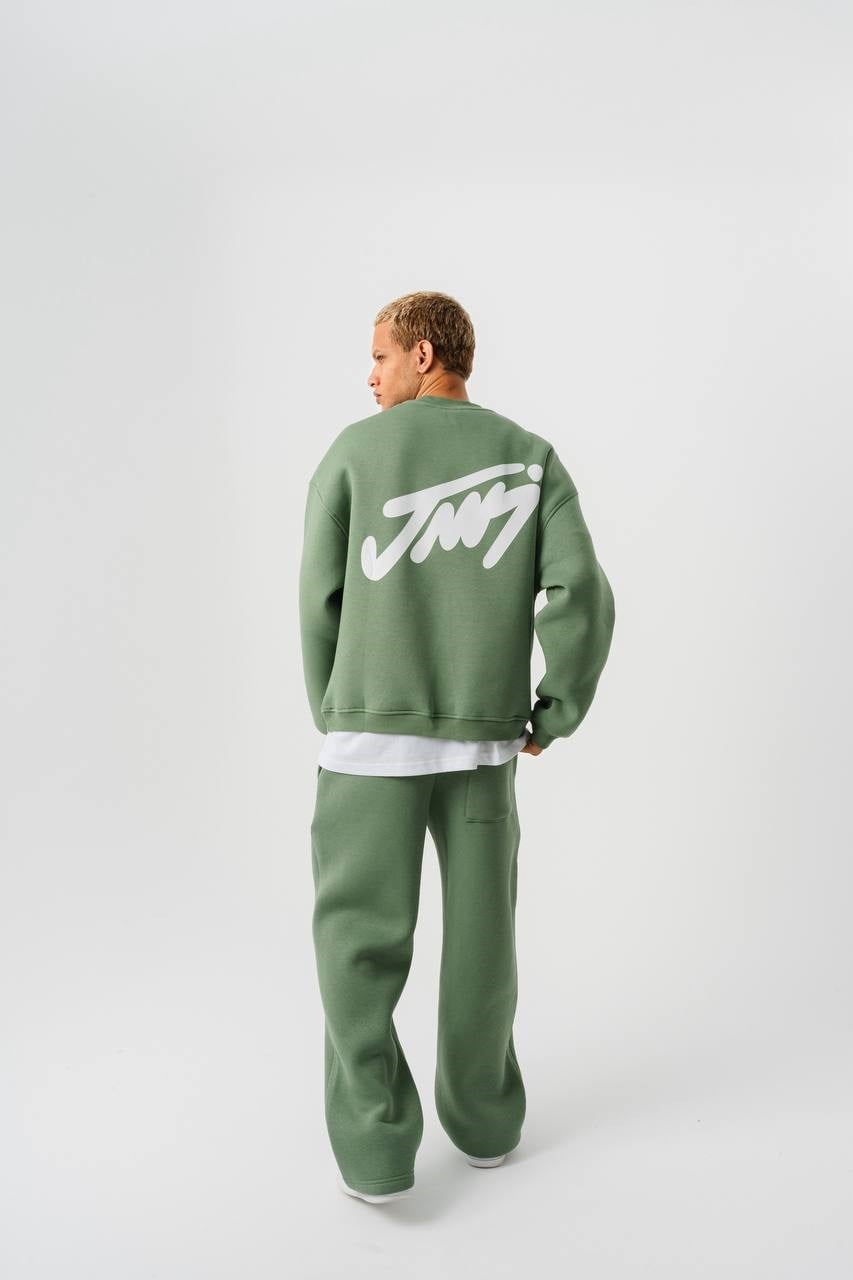 Premium Bisiklet Yaka Oversize Sweatshirt