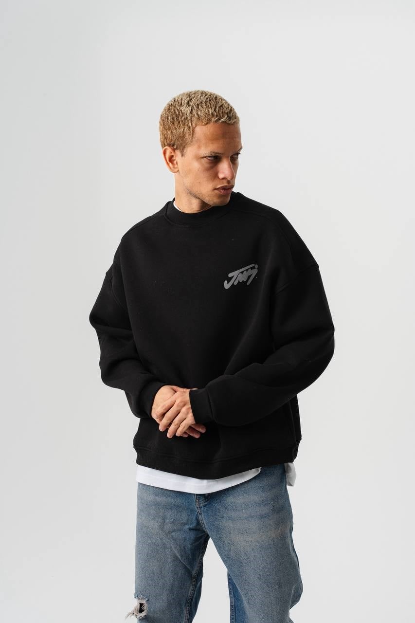 Premium Bisiklet Yaka Oversize Sweatshirt
