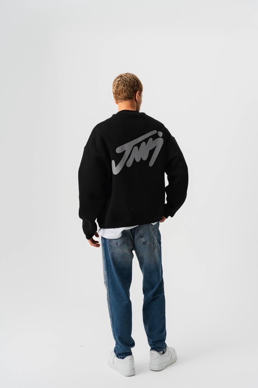 Premium Bisiklet Yaka Oversize Sweatshirt