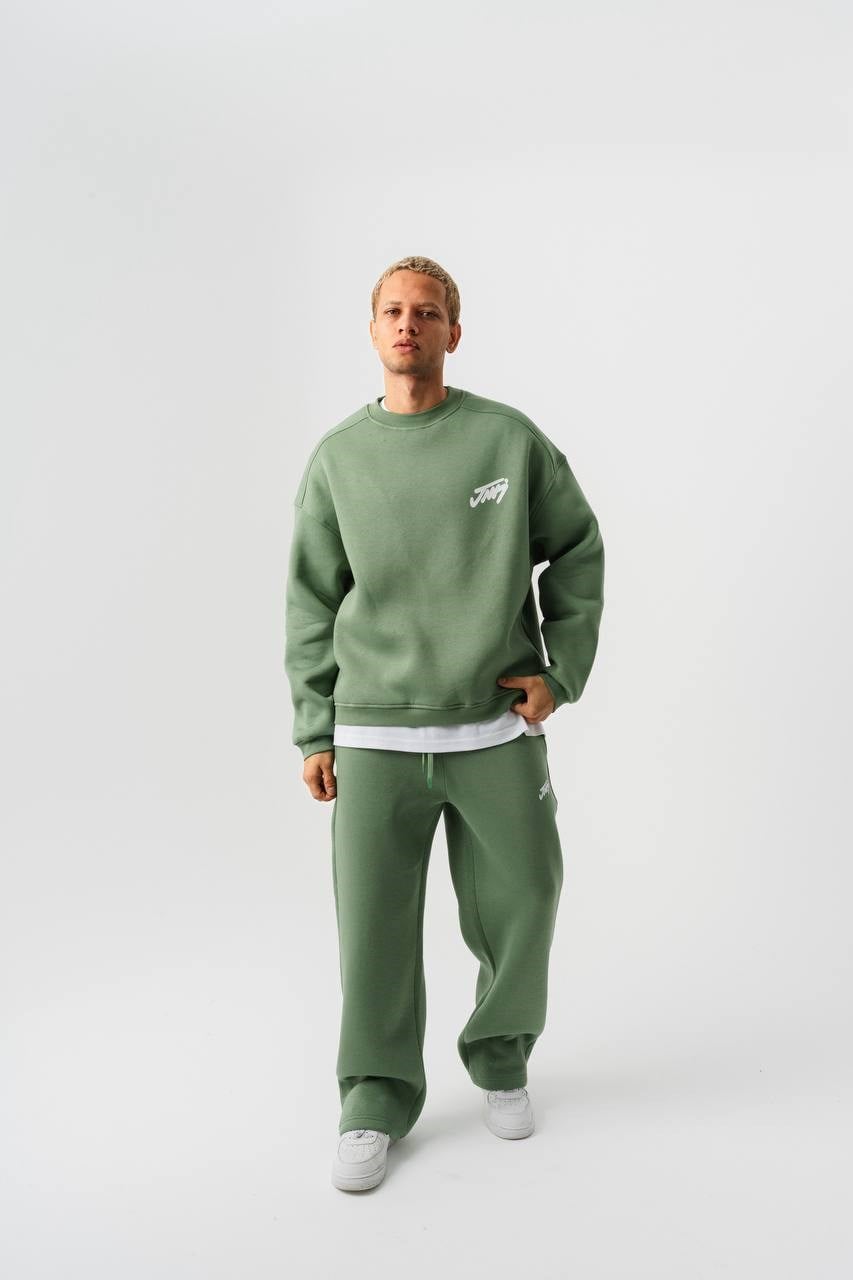 Premium Bisiklet Yaka Oversize Sweatshirt