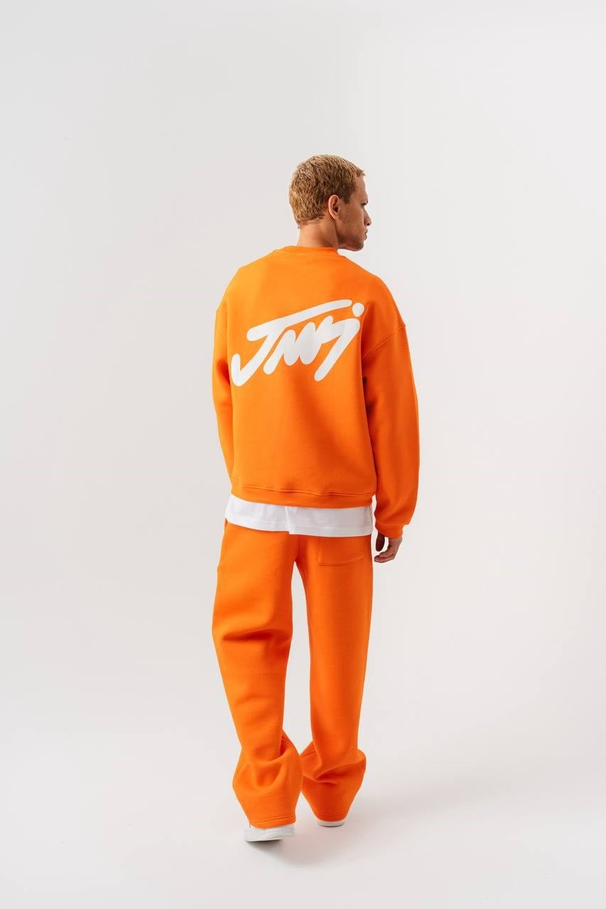 Premium Bisiklet Yaka Oversize Sweatshirt