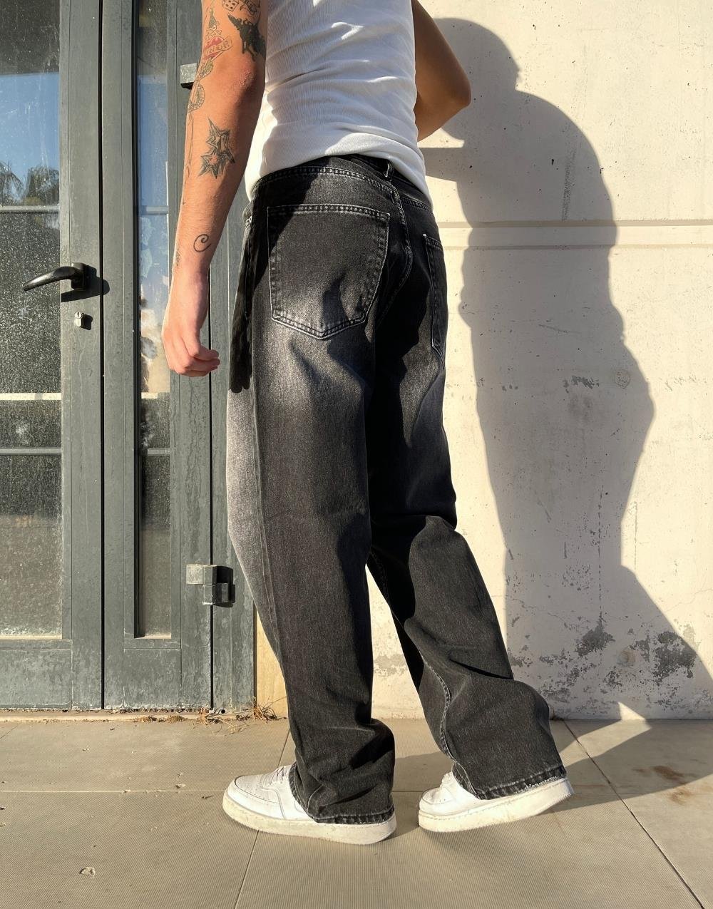 Premium Eskitme Vintage Baggy Pantolon