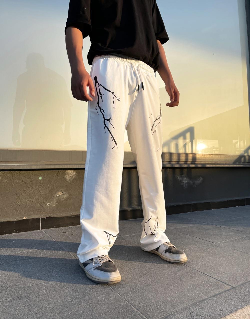 Premium İnce Lightning Baggy Eşofman AltıPremium İnce Lightning Baggy Eşofman Altı