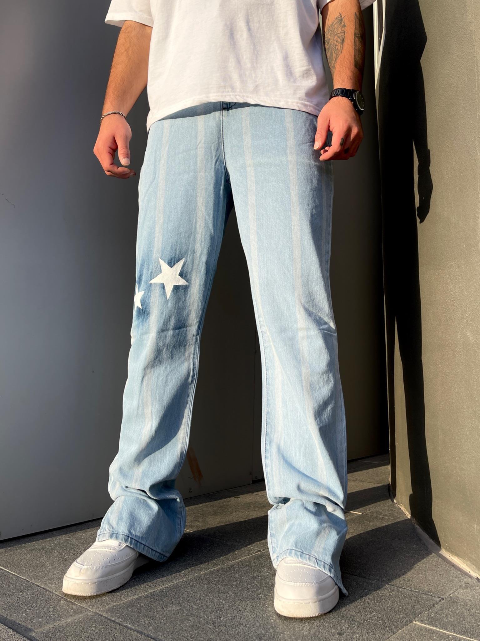 Premium Starry Baggy Kot PantolonPremium Starry Baggy Kot Pantolon