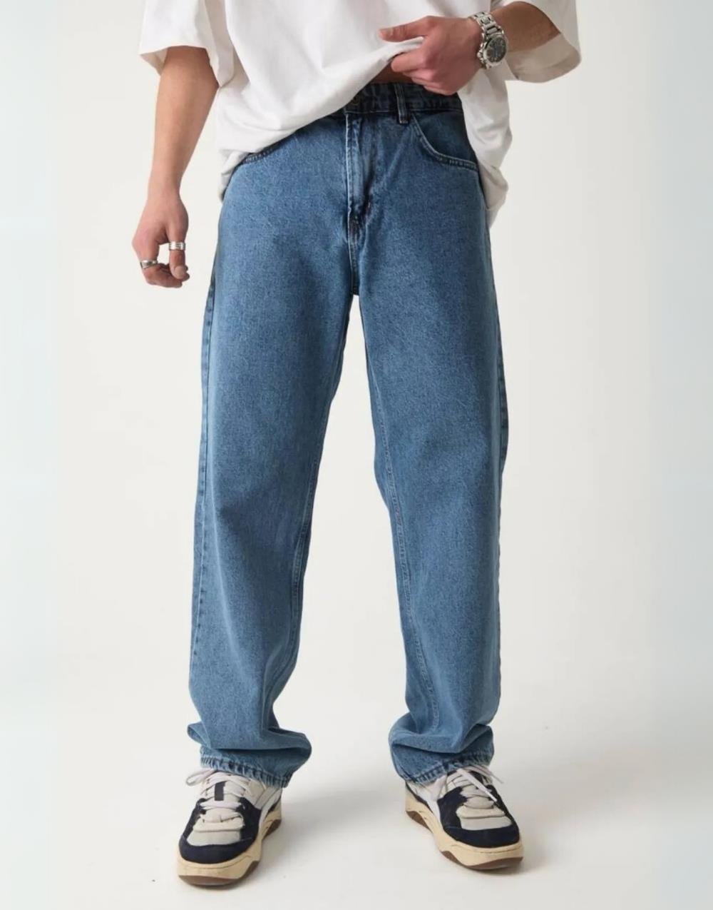 Premium Straight Wash Baggy Kot PantolonPremium Straight Wash Baggy Kot Pantolon