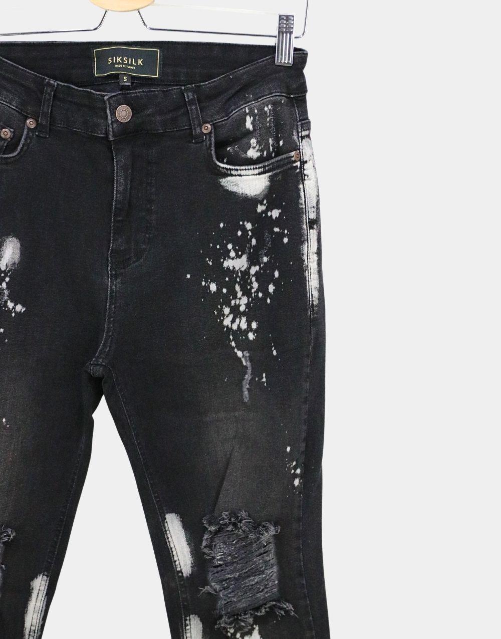 SikSilk Black Splakt Riot Erkek Kot PantolonSikSilk Black Splakt Riot Erkek Kot Pantolon