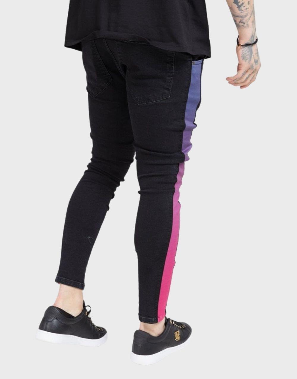 SikSilk Brust Knee Şeritli Erkek Kot PantolonSikSilk Brust Knee Şeritli Erkek Kot Pantolon