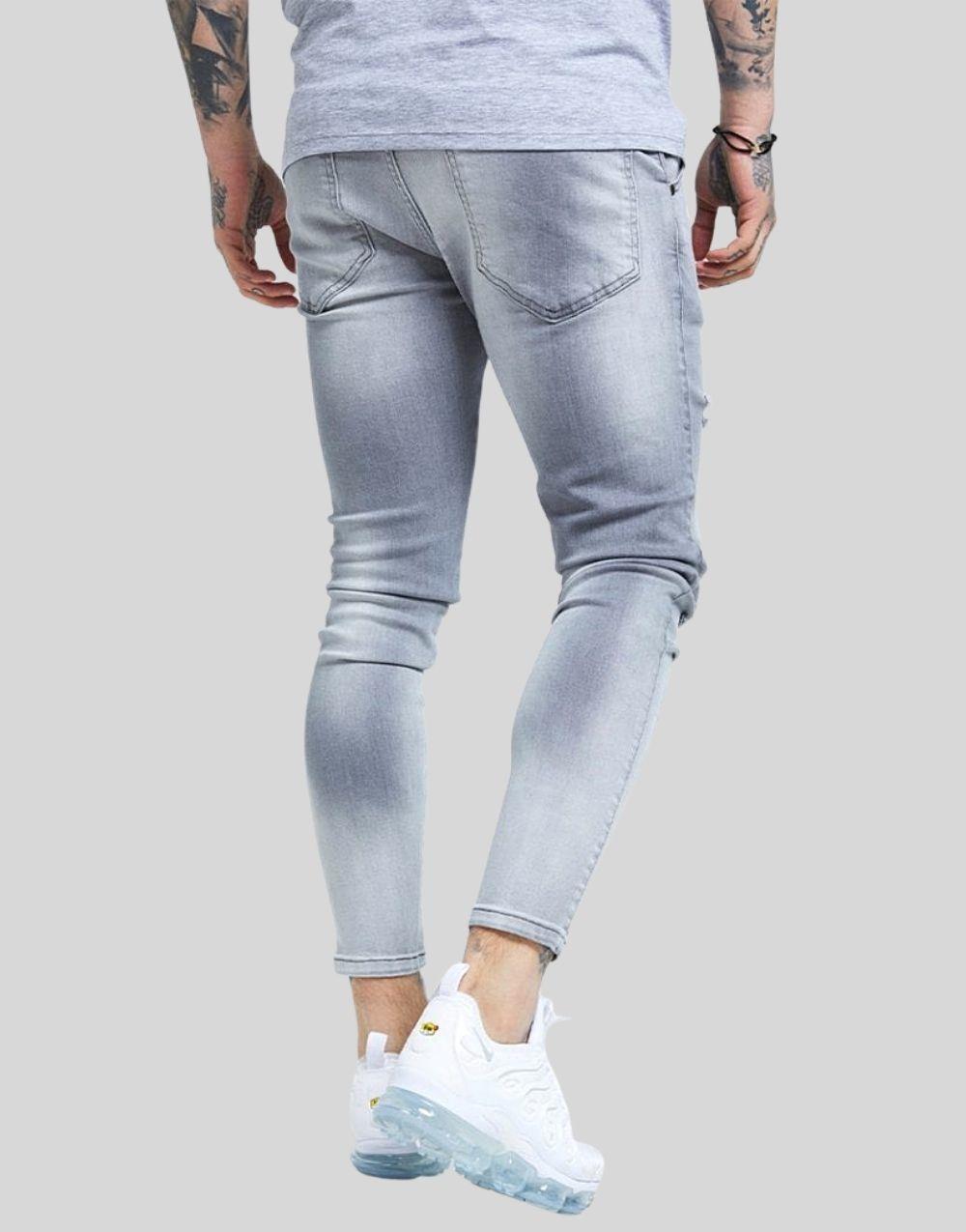 SikSilk Distressed Skinny Jeans Erkek Kot PantolonSikSilk Distressed Skinny Jeans Erkek Kot Pantolon