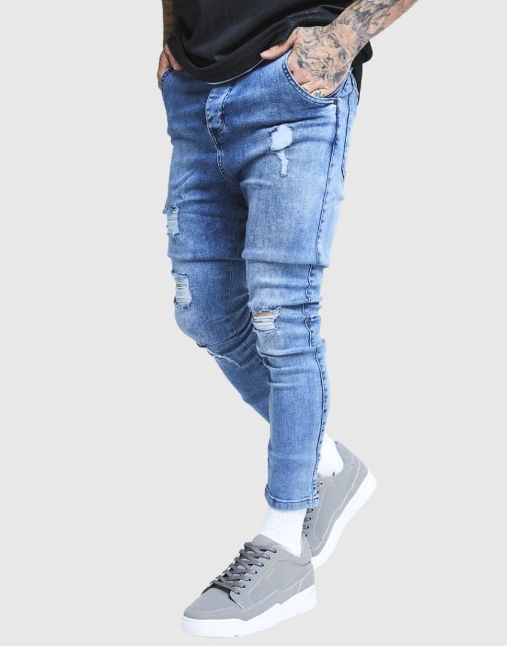 SikSilk Distressed Skinny Ultra Erkek Kot PantolonSikSilk Distressed Skinny Ultra Erkek Kot Pantolon