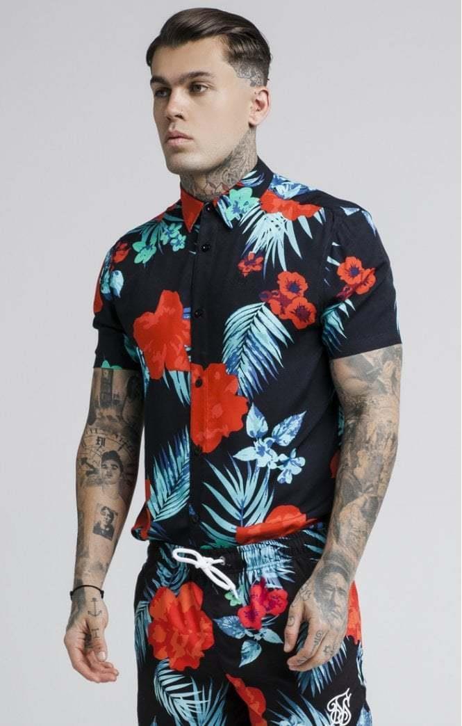 SikSilk Garden Flowers  Erkek GömlekSikSilk Garden Flowers  Erkek Gömlek