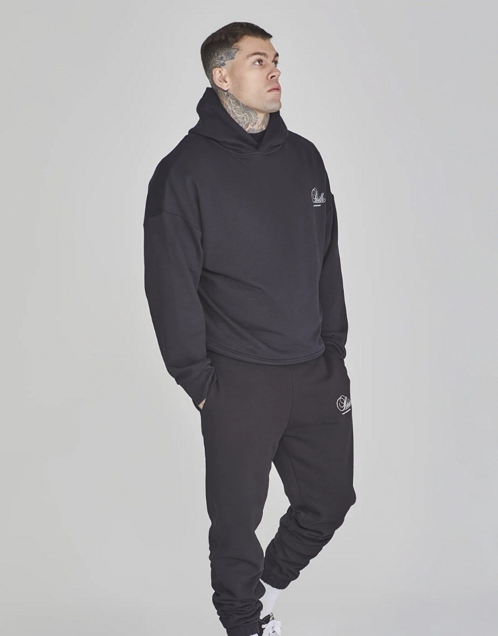SikSilk Graphic Hoodie Smoked Erkek SweatshirtSikSilk Graphic Hoodie Smoked Erkek Sweatshirt