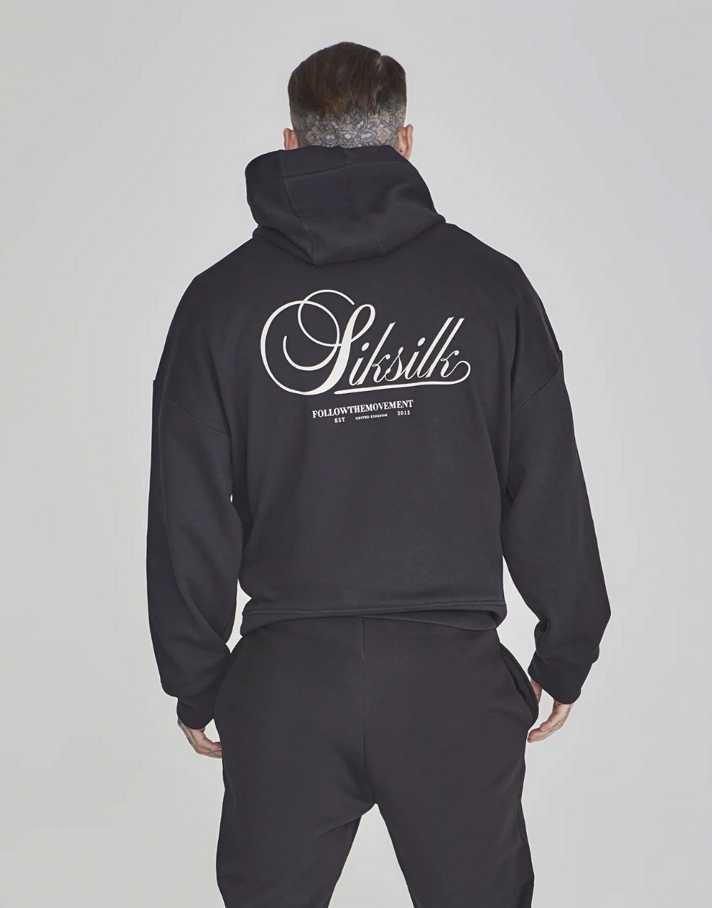SikSilk Graphic Hoodie Smoked Erkek SweatshirtSikSilk Graphic Hoodie Smoked Erkek Sweatshirt