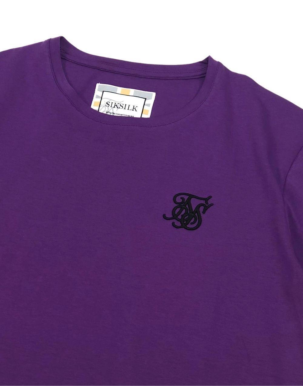 SikSilk Gym Tee Erkek Tişört PurpleSikSilk Gym Tee Erkek Tişört Purple