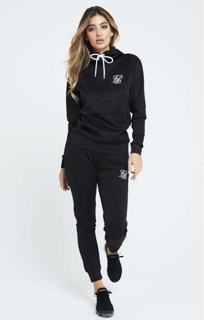 SikSilk Kadın Poly Overhead Hoodie - BlackSikSilk Kadın Poly Overhead Hoodie - Black