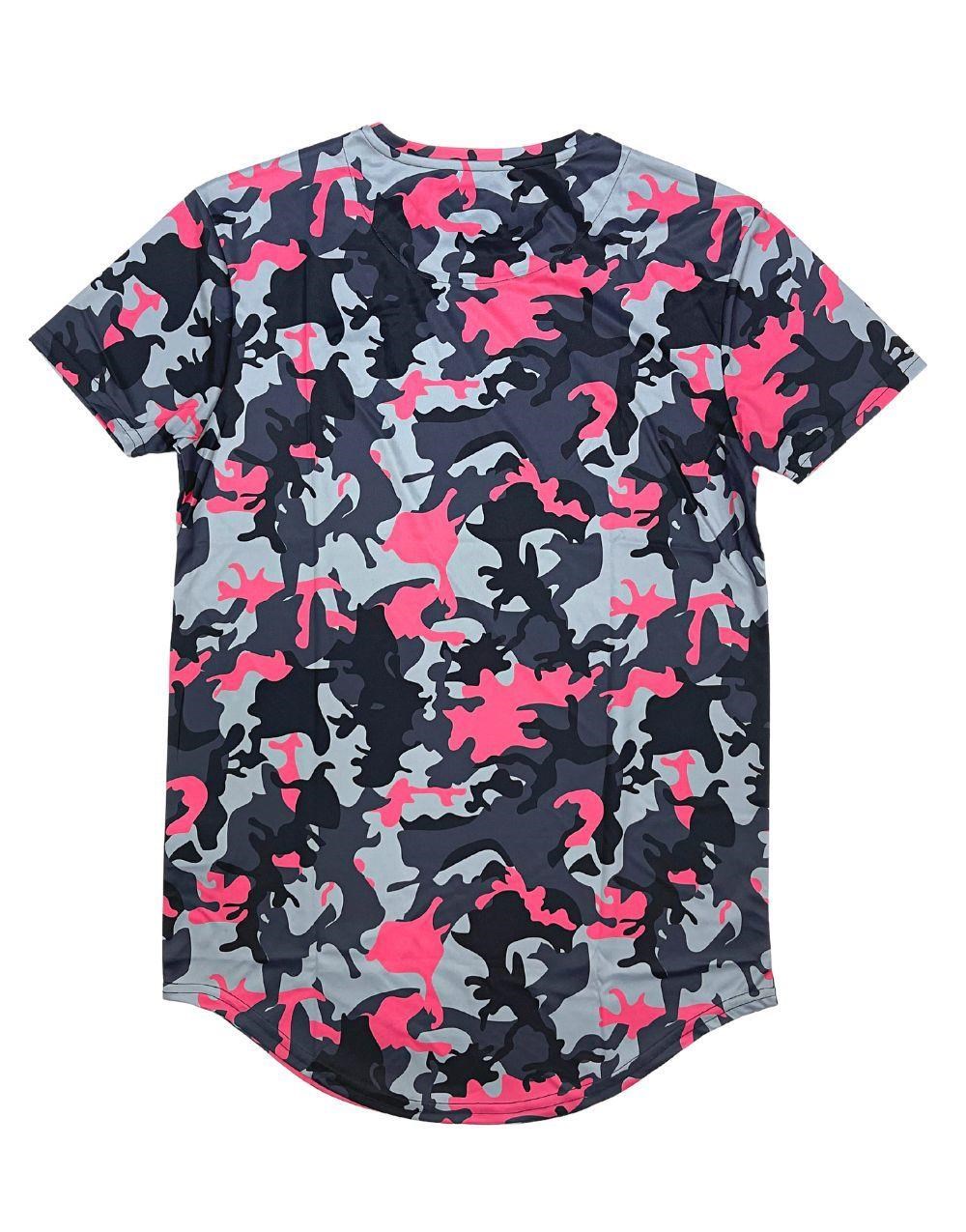SikSilk Kamuflaj Slim Fit Erkek TişörtSikSilk Kamuflaj Slim Fit Erkek Tişört