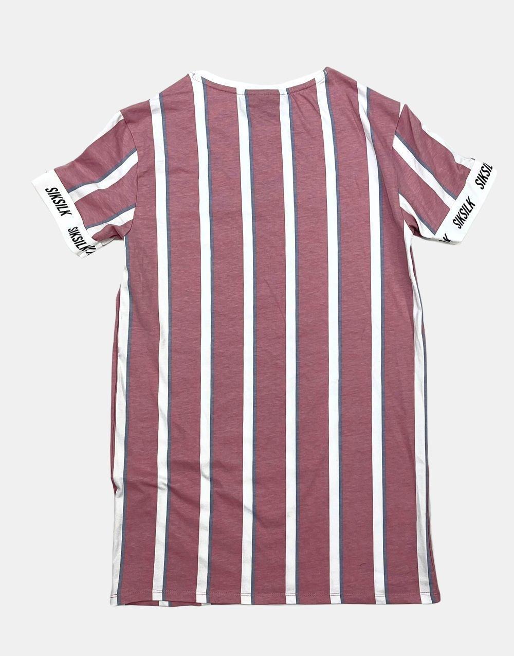 SikSilk Tech Tee Erkek Çizgili TişörtSikSilk Tech Tee Erkek Çizgili Tişört