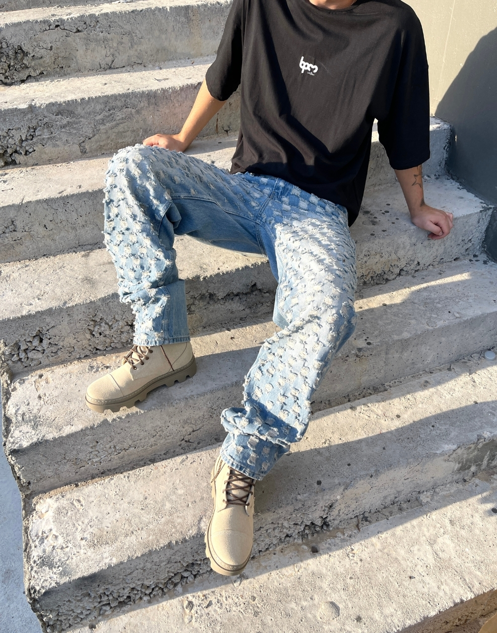 Ultra Premium Laser Bomb Baggy Kot PantolonUltra Premium Laser Bomb Baggy Kot Pantolon