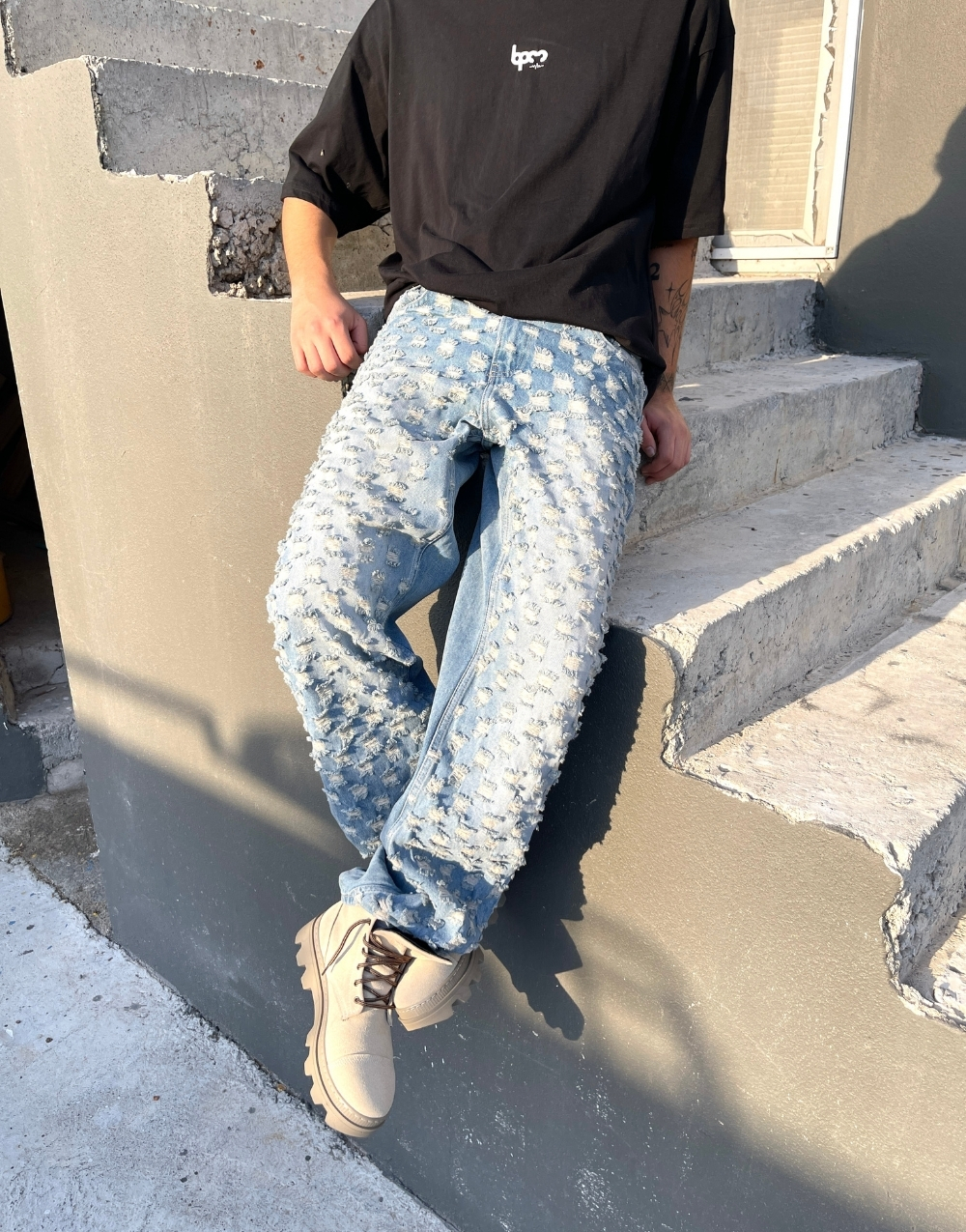 Ultra Premium Laser Bomb Baggy Kot PantolonUltra Premium Laser Bomb Baggy Kot Pantolon