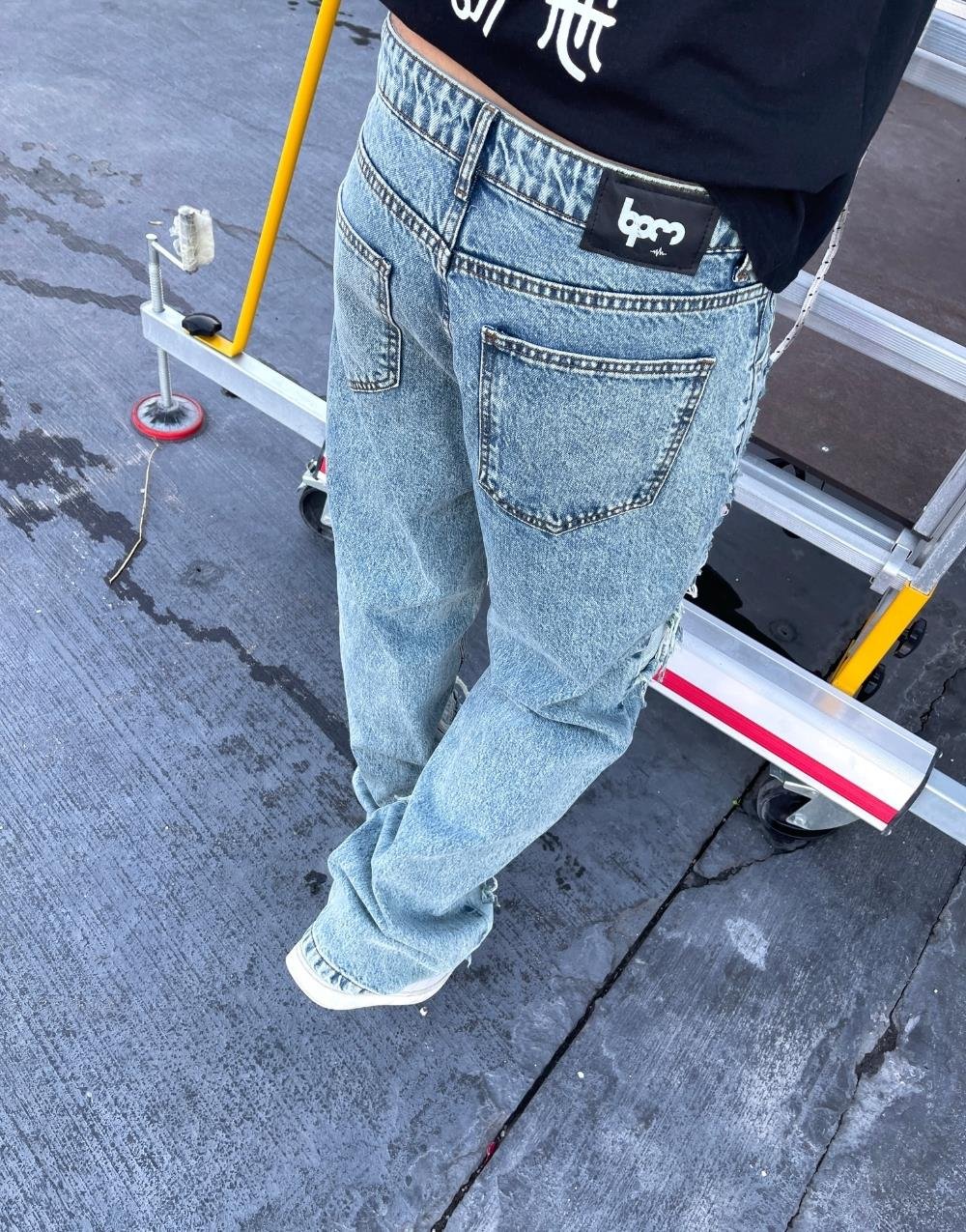 Ultra Premium Rose Art Baggy Kot Pantolon