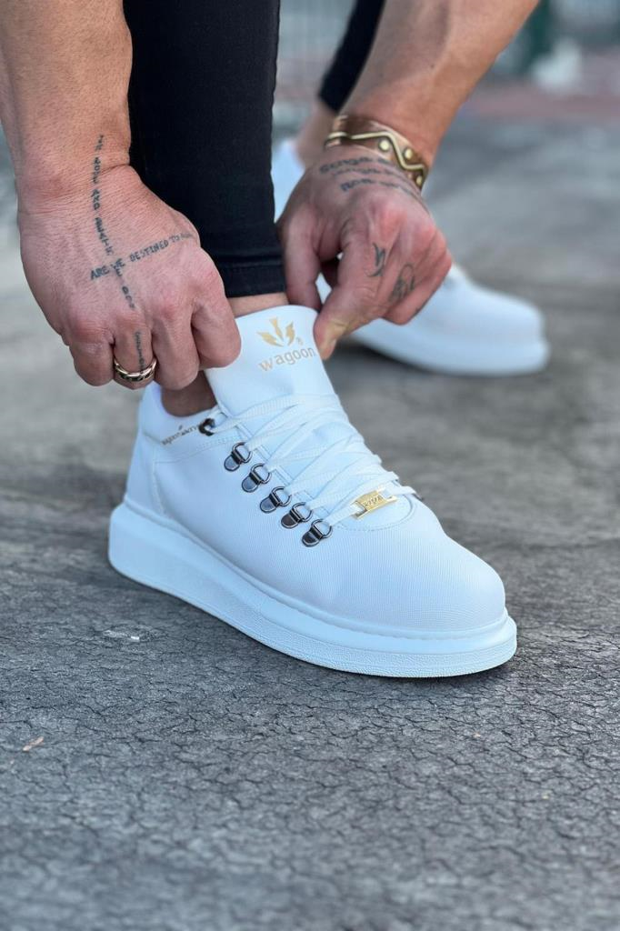 Wagoon WG047 Beyaz  Erkek Casual AyakkabıWagoon WG047 Beyaz  Erkek Casual Ayakkabı