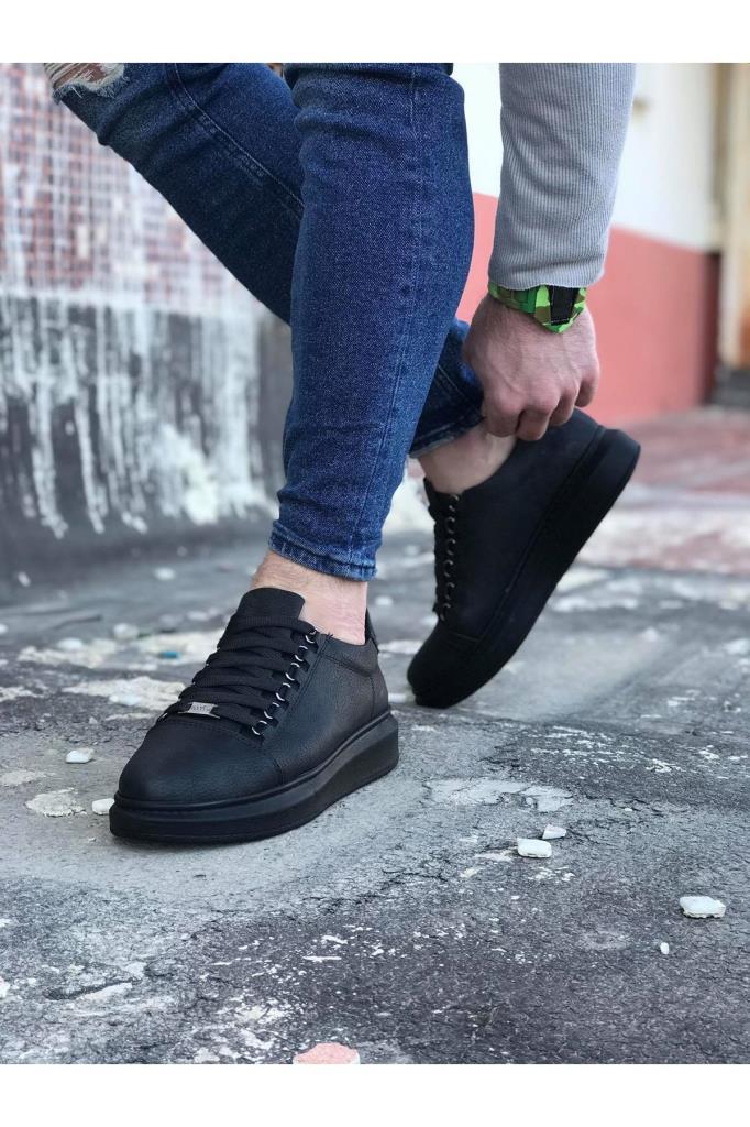 Wagoon WG08 Kömür Düz Erkek Casual AyakkabıWagoon WG08 Kömür Düz Erkek Casual Ayakkabı