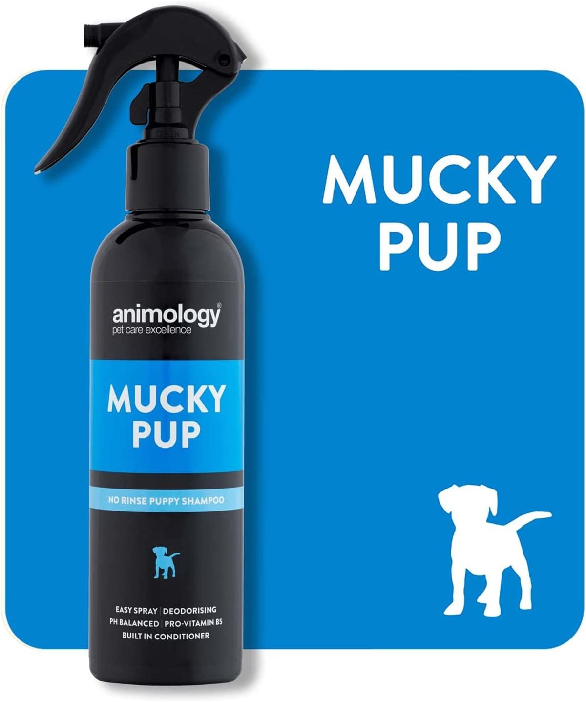 Animology Mucky Pup No Rinse Shampoo Durulamasız Yavru Köpek Şampuanı 250  ML - AMP250