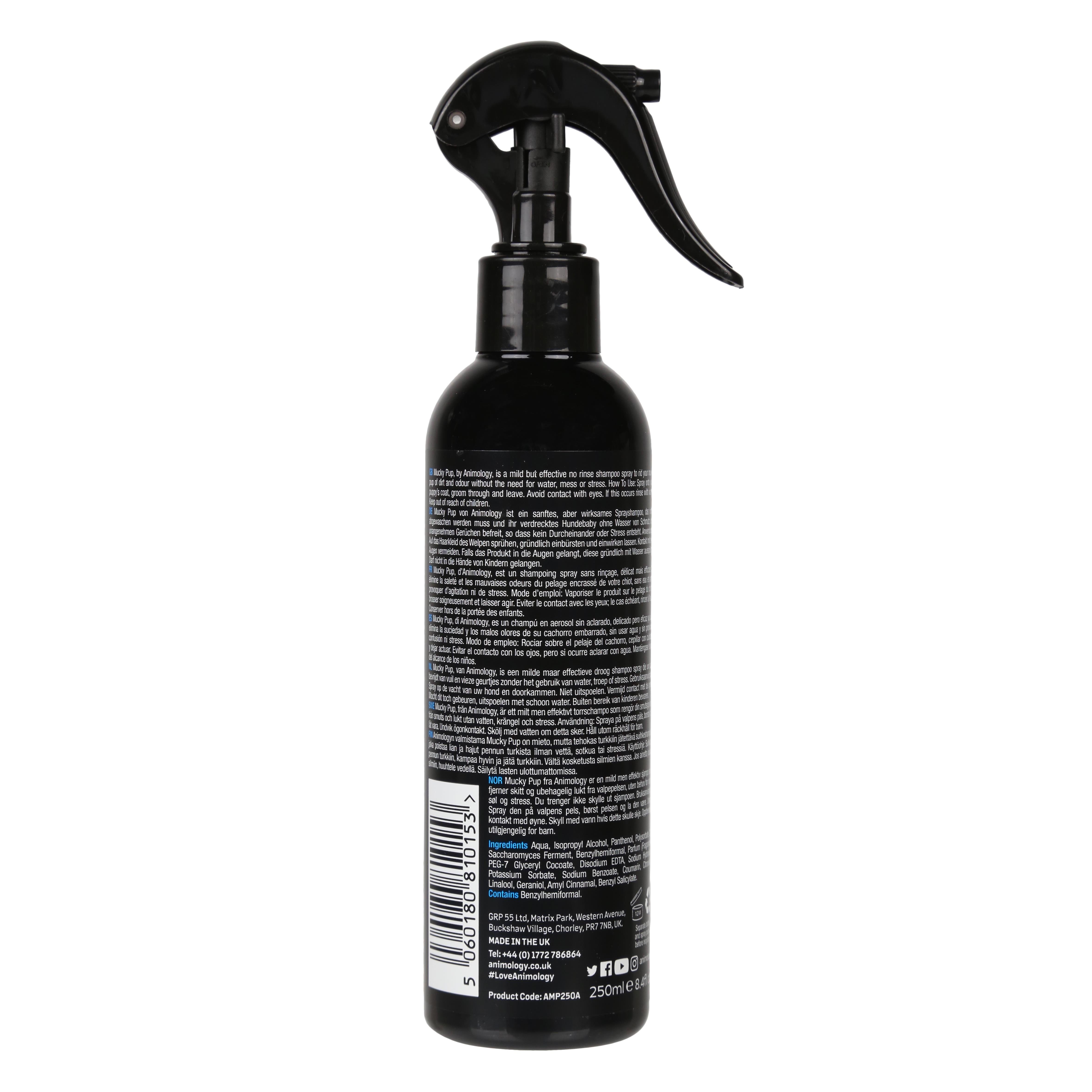 Animology Mucky Pup No Rinse Shampoo Durulamasız Yavru Köpek Şampuanı 250  ML - AMP250