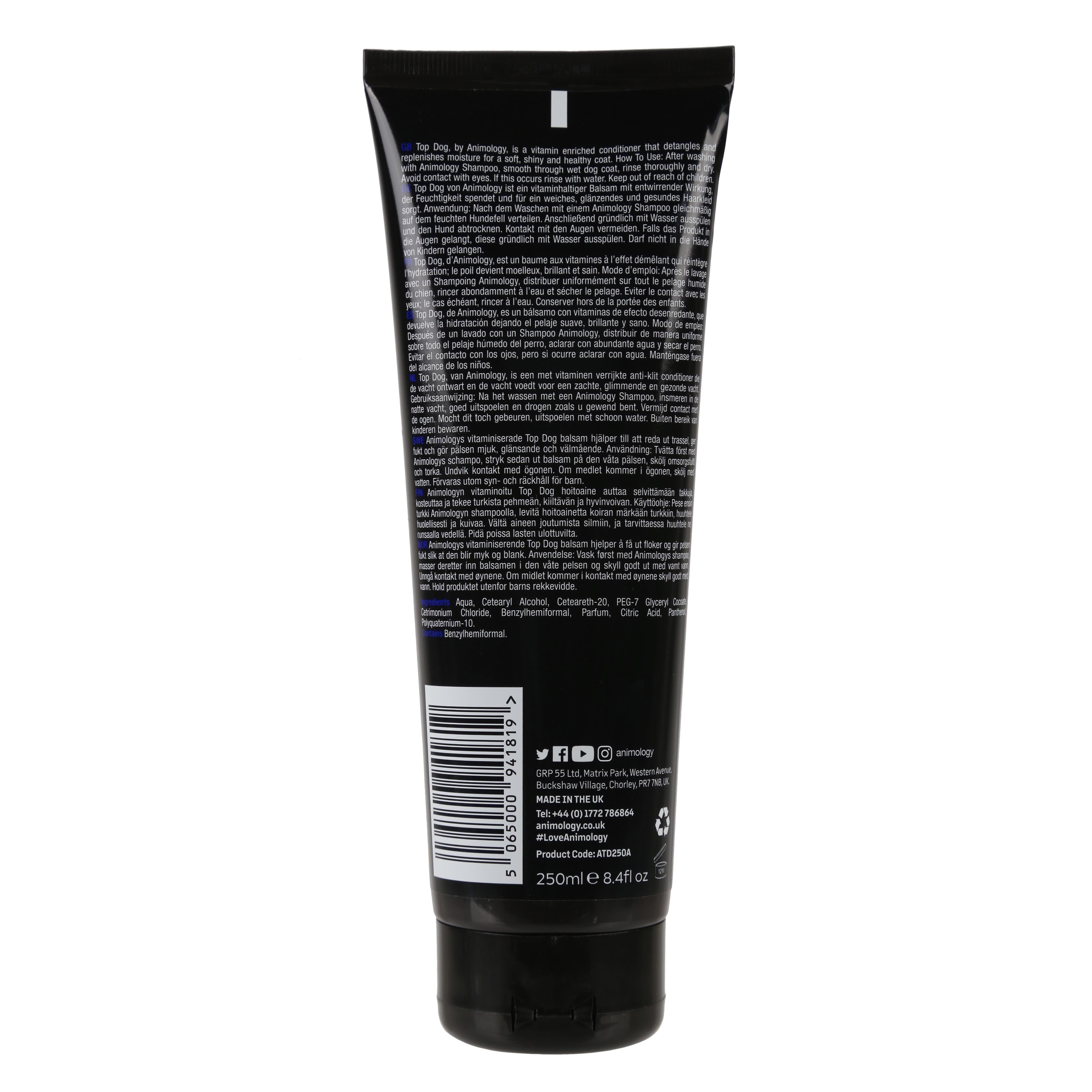 Animology Top Dog Conditioner Köpek Tüy Kremi 250 ml.