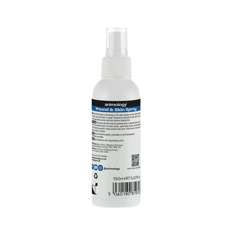 Animology Wound & Skin Yara ve Cilt Spreyi 150ml - ANI001-FG-00006
