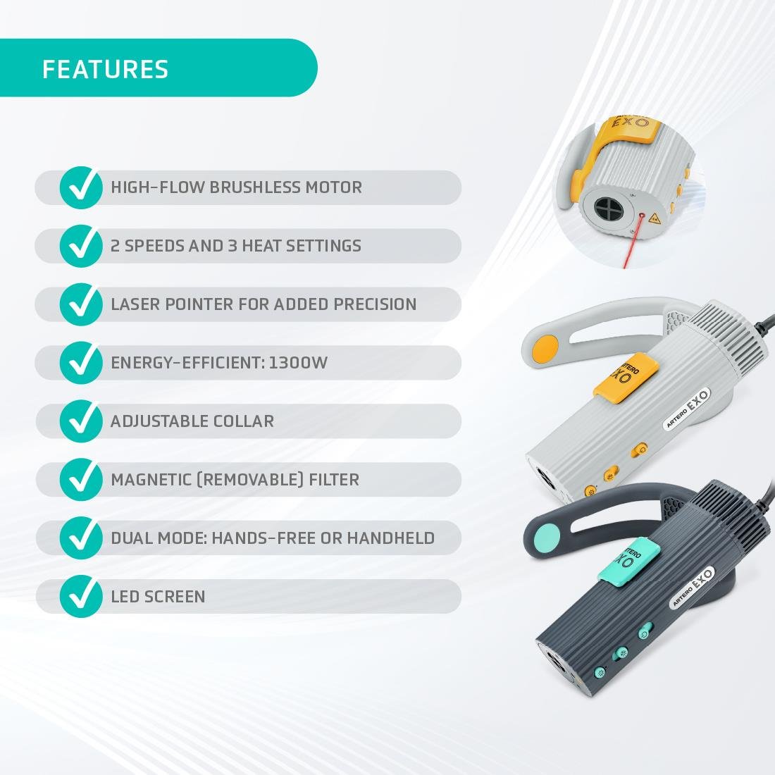 Artero Grey Exo Dryer - S566A3