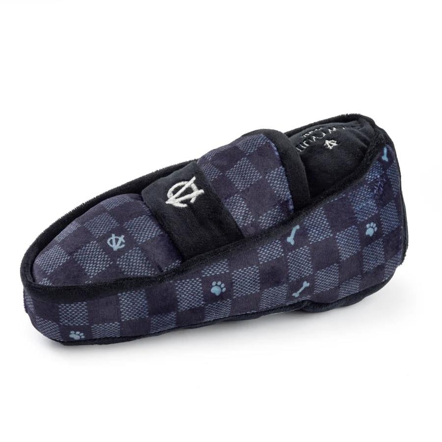 Black Checker Chewy Vuiton Loafer - HDD-144
