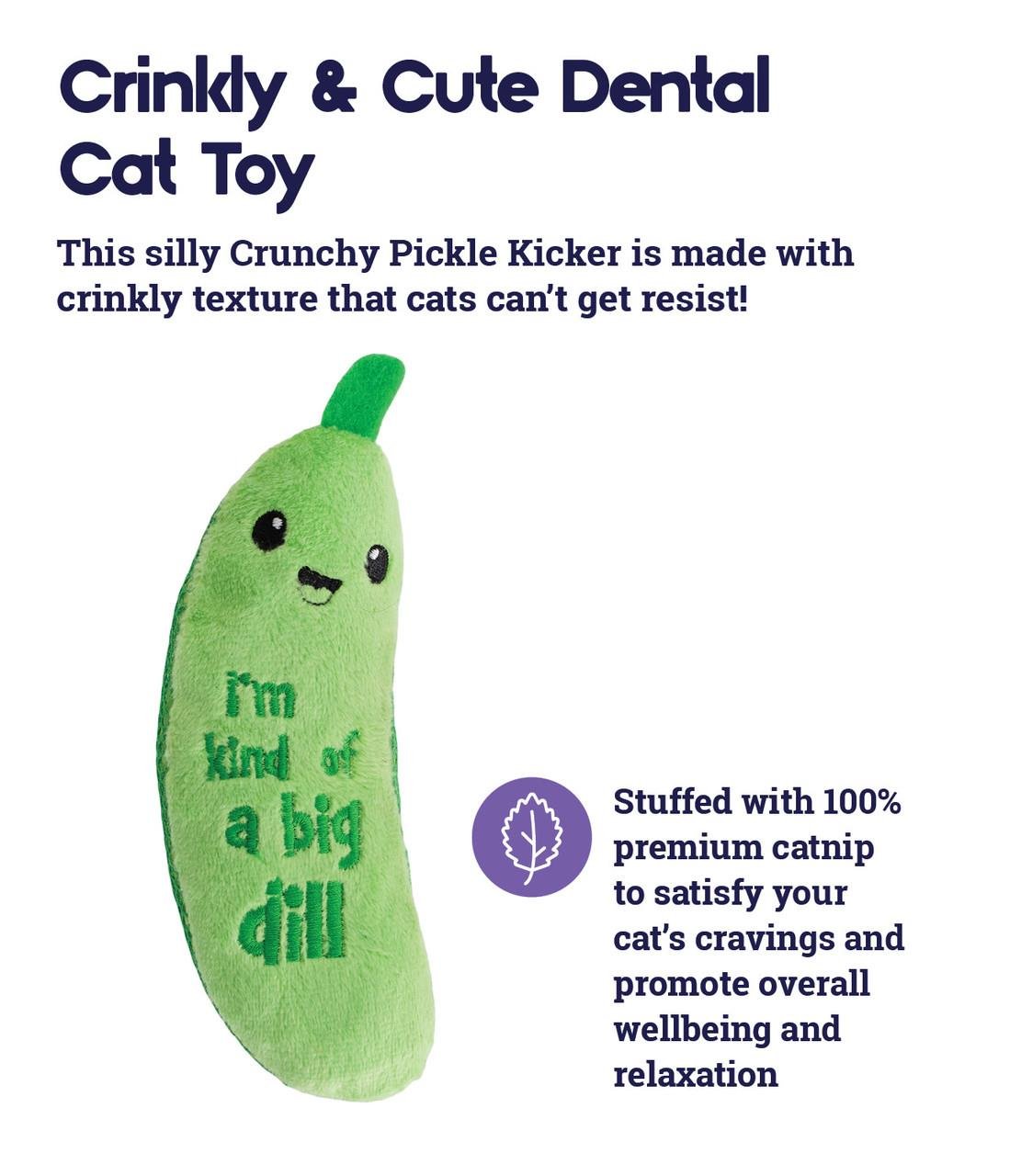 Crunchy Pickle Kicker Grn - 70379M Kedi Oyuncağı