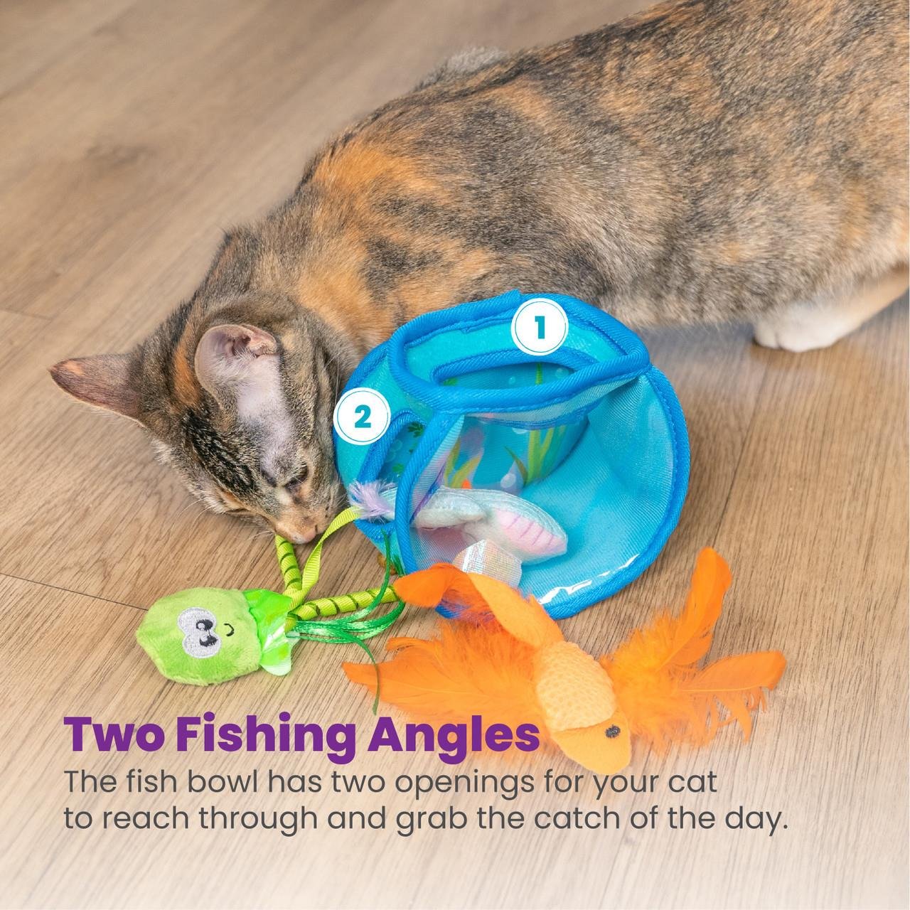 Hide & Seek Fish Bowl Blu - 70906M Kedi Oyuncağı