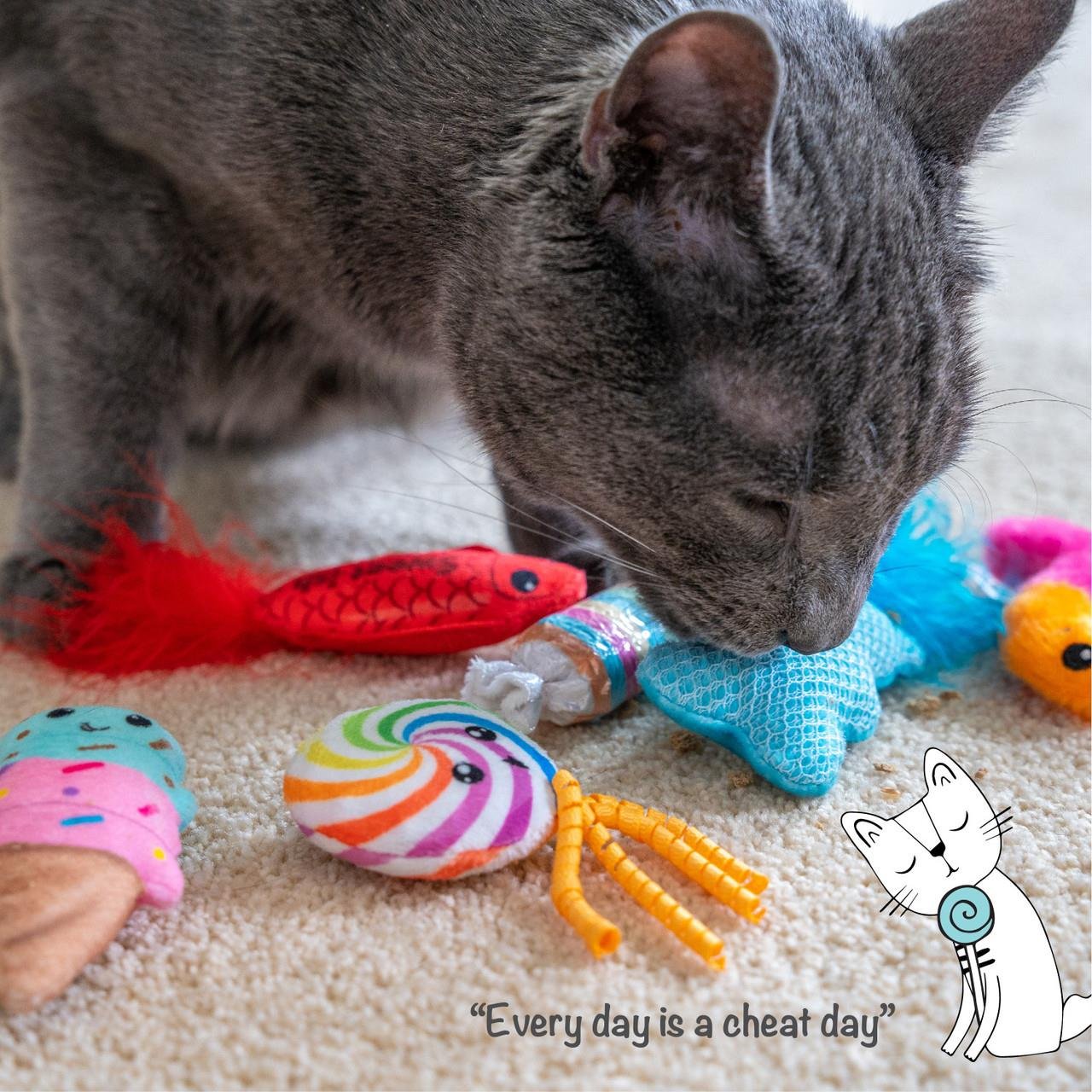 Kitty Sweet Treats 6Pk Mlt - 70915M