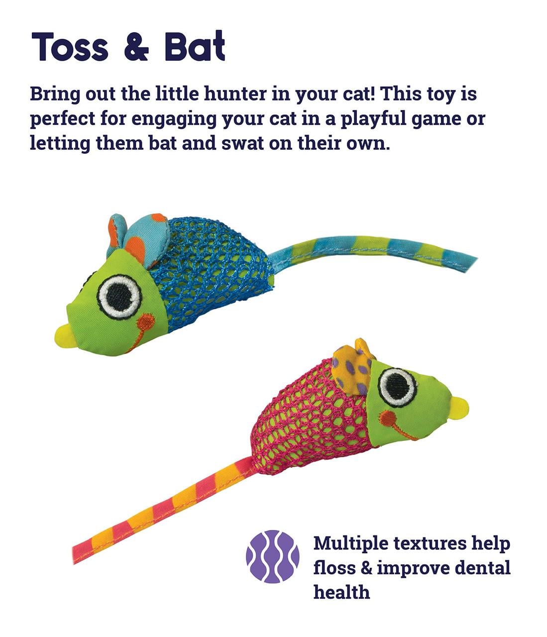 Petstages Catnip Chew Mice Catnipli Kedi Oyuncağı