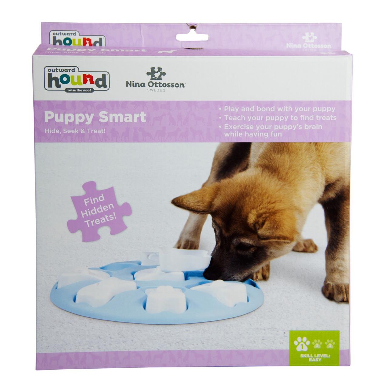 Puppy Smart Interactive Treat Puzzle Köpek Oyuncağı, Blue - 69535
