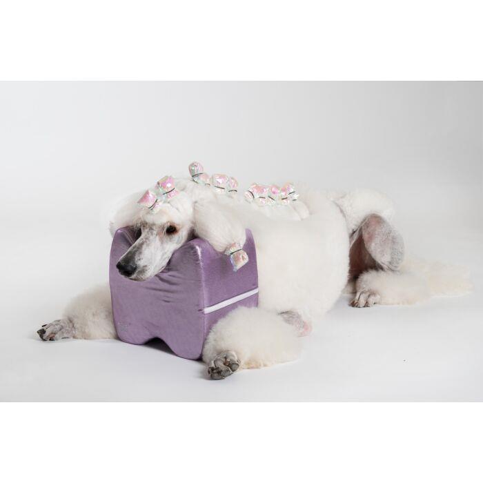 Show Tech Topknot Cushion Glitzy Purple - S - 16STE072