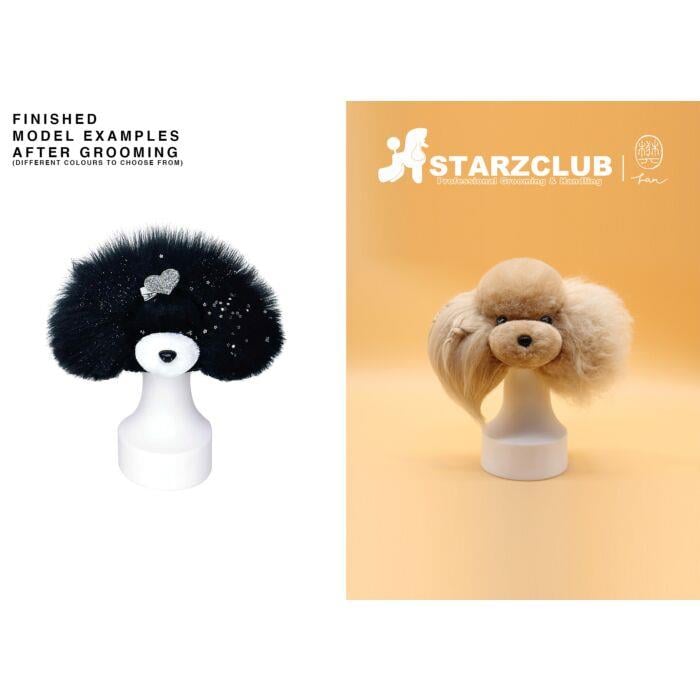 Starzclub White Coat for Model Dog Head - 89STA001
