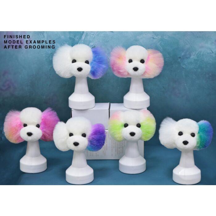 Starzclub White Coat for Model Dog Head - 89STA001
