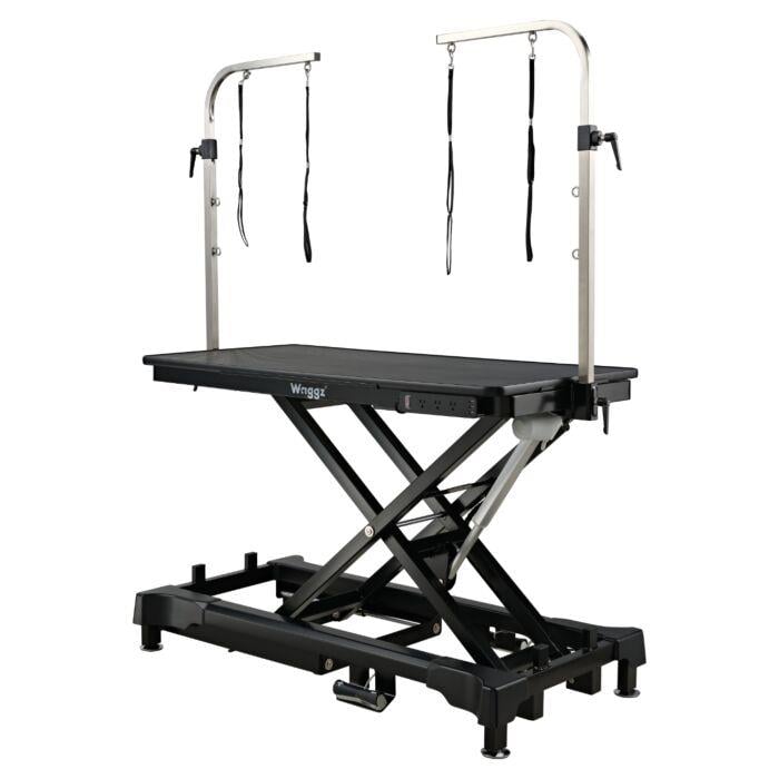 Waggz Step-Low Electric Dog Grooming Table Black 127 x 66cm - 12WAG001