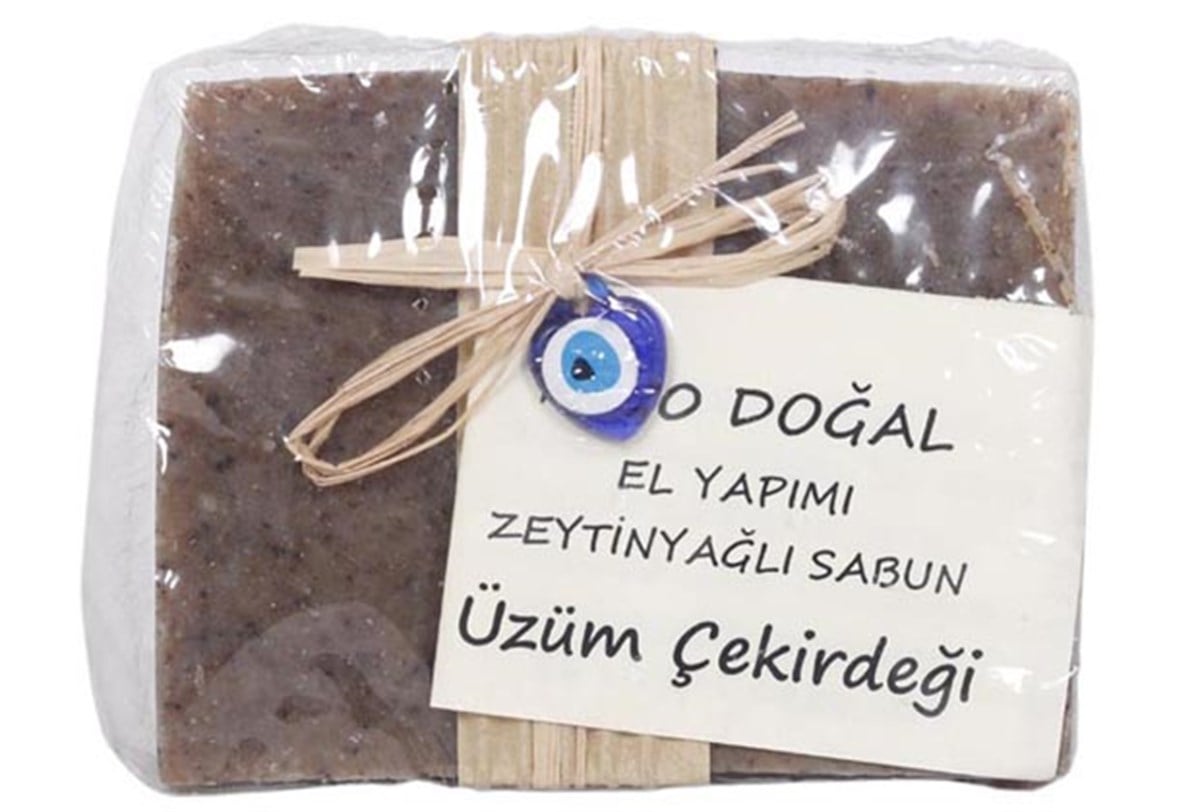 Üzüm Çekirdekli Doğal Zeytinyağı Sabunu 100 gr.