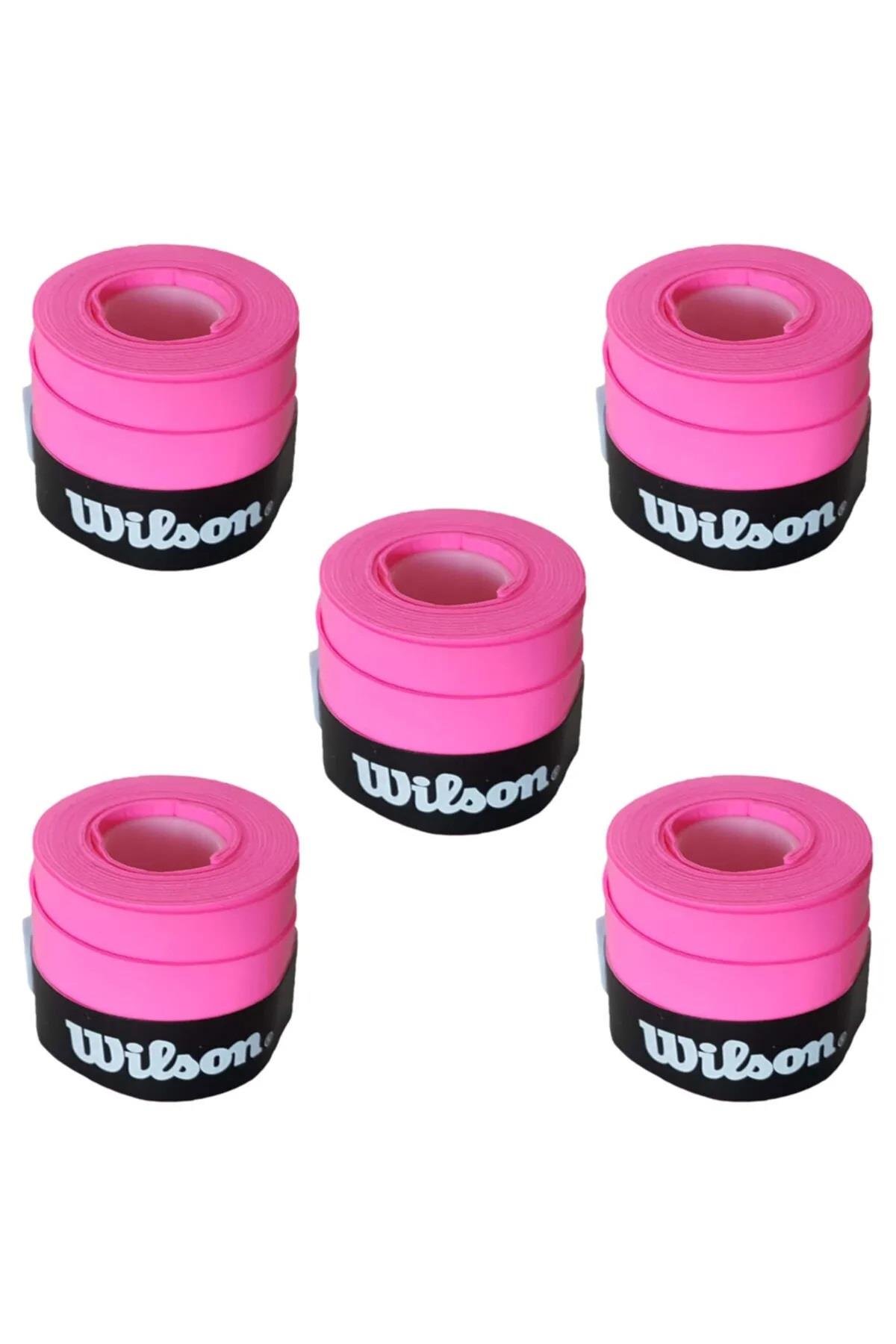 Wilson Comfort Bowl O'Grips 5'li Grip Pembe Tenis Raketi Gribi