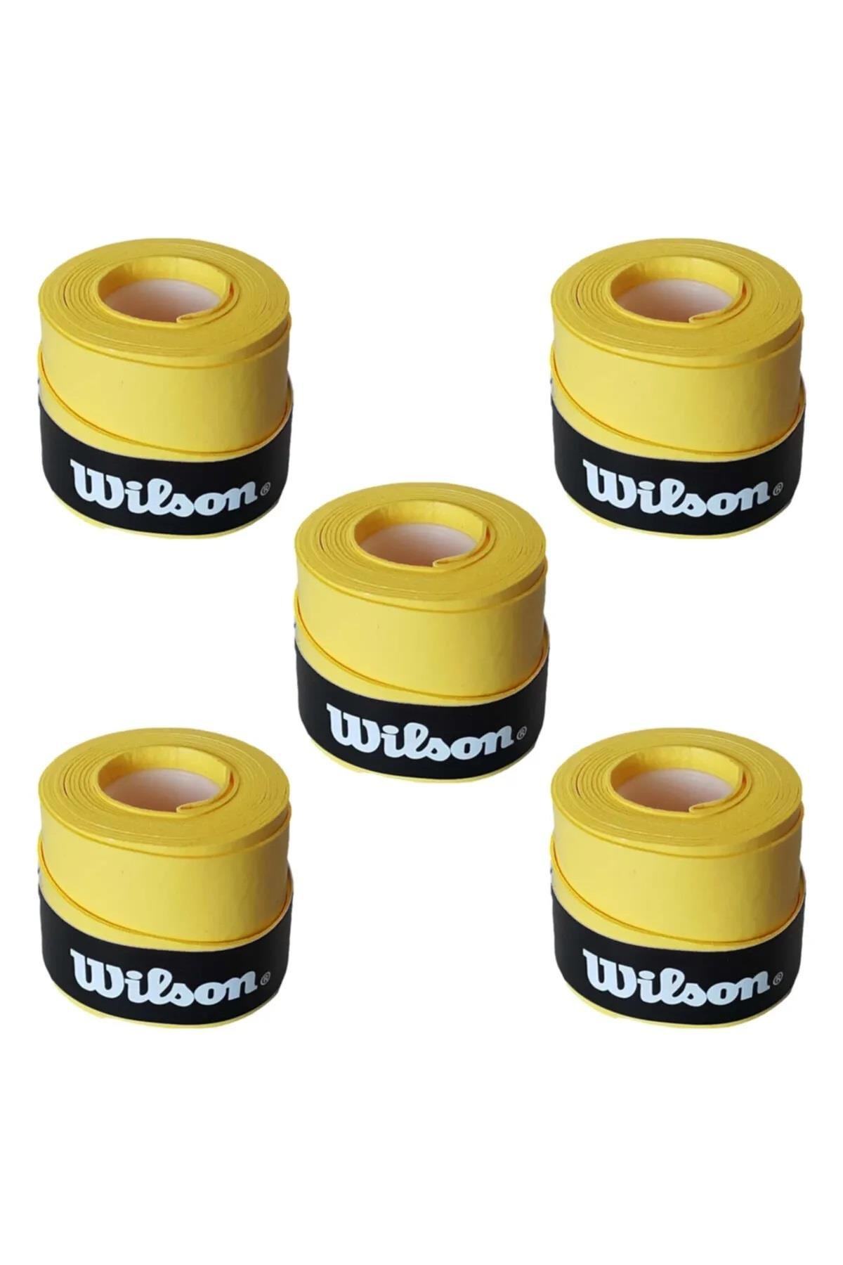 Wilson Comfort Bowl O'Grips 5'li Grip Sarı Tenis Raketi Gribi