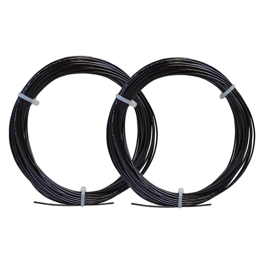 2 Adet Wilson Synthetic Gut Power 1,30 mm. Kordaj 12 Metre Siyah