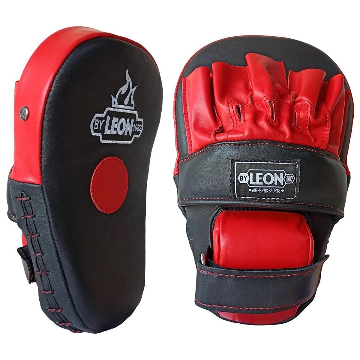 Leon Energy Hakiki Deri Kick Boks ve Muay Thai El Lapası Kırmızı