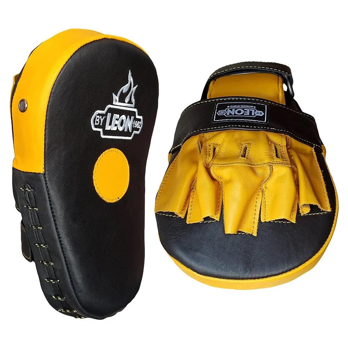 Leon Energy Hakiki Deri Kick Boks ve Muay Thai El Lapası Sarı