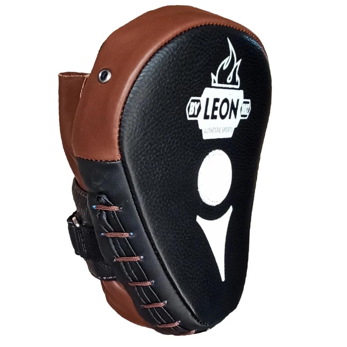 Leon Ultimate Hakiki Deri Boks ve Kick Boks El Lapası Ellik Kahverengi
