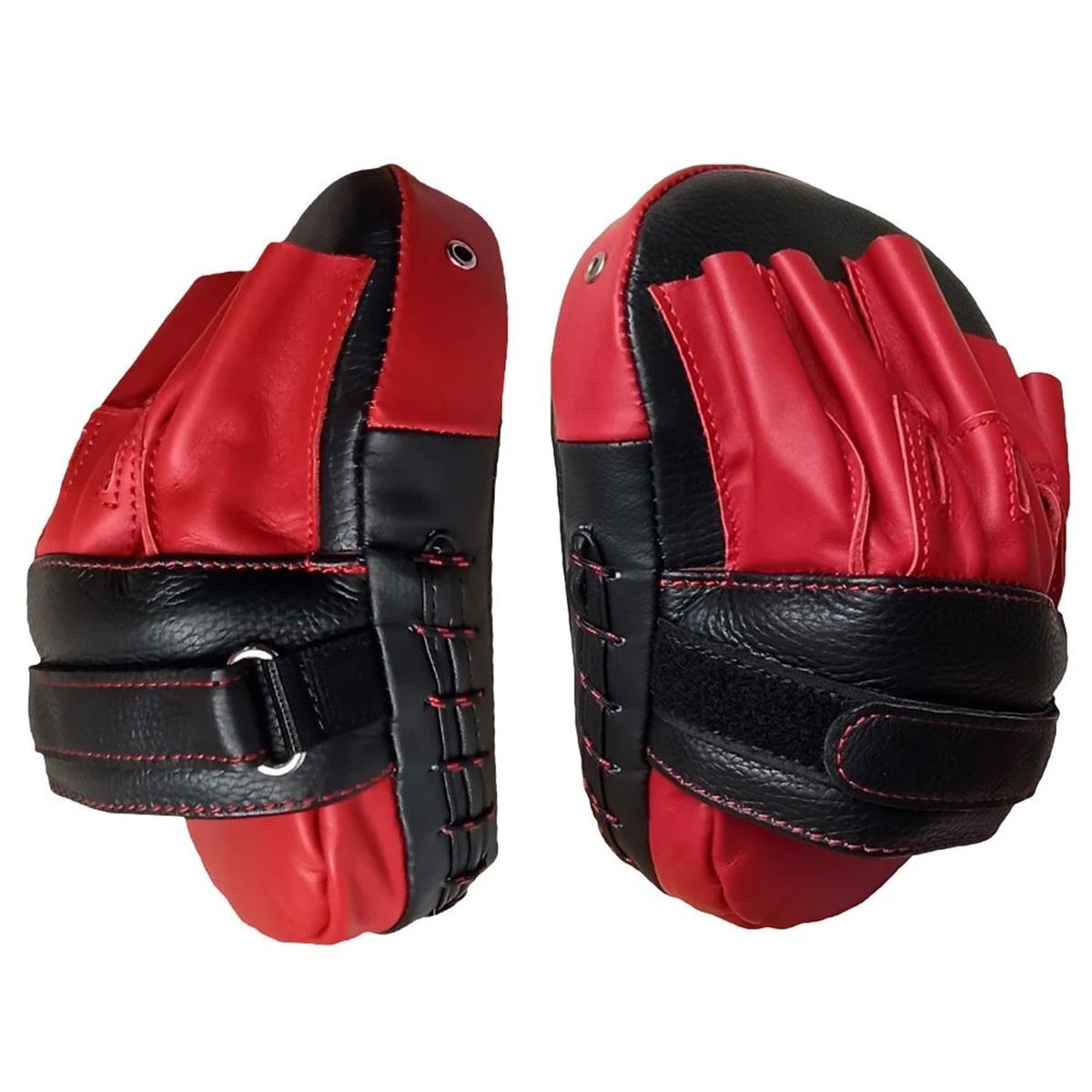 Leon Ultimate Hakiki Deri Boks ve Kick Boks El Lapası Ellik Kırmızı
