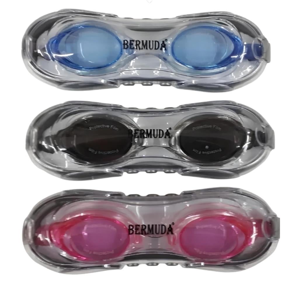 Bermuda Yüzücü Gözlüğü Burunluklu Çantalı 